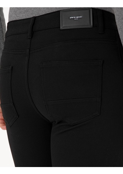 Erkek Siyah Slim Fit Kanvas Pantolon 50310857-VR046