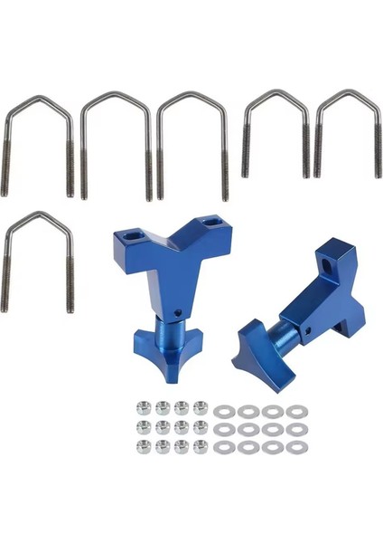 Yüksek Kaldırma Evrensel Montaj 1-2.5 Inç Ön Boru Ayarlanabilir Jak Boru Braketi Jeep Wrangler Jk Tj Tavan Rafı Ön, A (Yurt Dışından)
