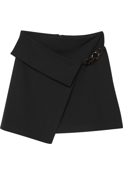 Asimetrik Zincirli Etek-Siyah fiyatları