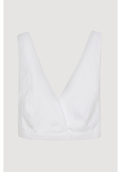 Bağlama Detaylı Kruvaze Büstiyer Bluz Beyaz fiyatları