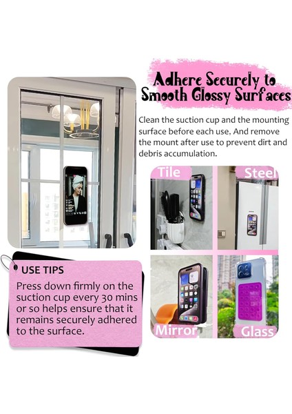 Silikon Vakumlu Telefon Tutucu Cep Telefonu Için Yapışkanlı Kaymaz Vantuz Tutucu fiyatları