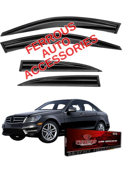 Mercedes C Serisi W204 Ferrous Cam Rüzgarlığı 4lü Set 2008 2014