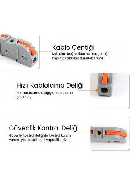 50'li Klemens Seti (Hızlı Kablo Bağlantı Klemensi) fiyatları