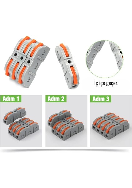 50'li Klemens Seti (Hızlı Kablo Bağlantı Klemensi) fırsatları