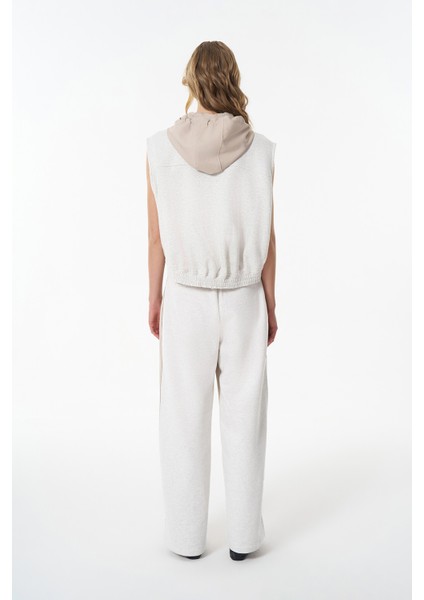 Kapüşonlu Büyük Cepli Yelek Ceket Bej indirimleri