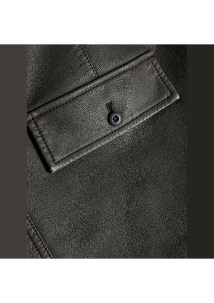 Kadin Deri Görünümlü Maxi Boy Yirtmaçli Etek - Maddy fiyatları