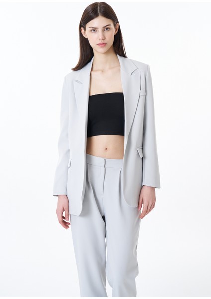 Blazer Ceket Açık Gri fırsatları