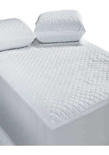 Fitted Kapitoneli 160x200 Cm Çift Kişilik Sıvı Geçirmez Çarşaf Hava geçiren