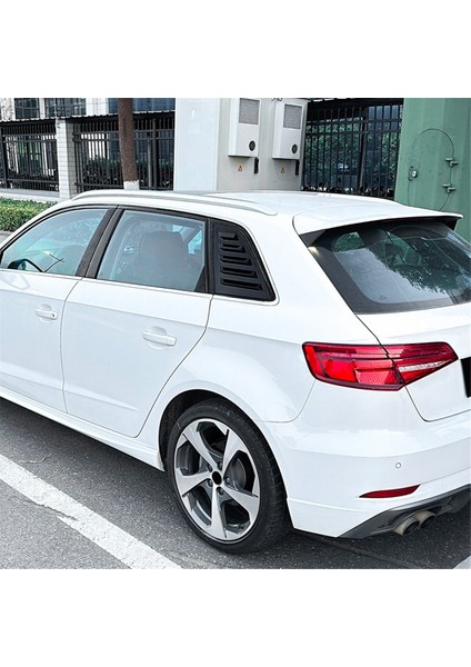 Araba Arka Üçgen Pencere Panjurları Panjurlar Perdeler Kapak Trimi Audi A3 S3 8V Hatchback 2014-2020 Parlak Siyah (Yurt Dışından) modelleri