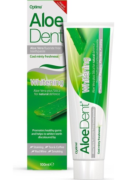 Diş Macunu 100 ml Vegan Formül Aloe Vera ve Mentol Aromasıyla Etkili Beyazlık fiyatları