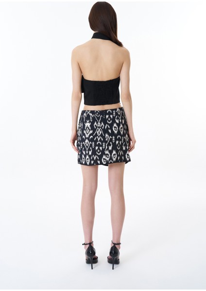 Boyun Detaylı Crop Bluz Siyah indirimleri