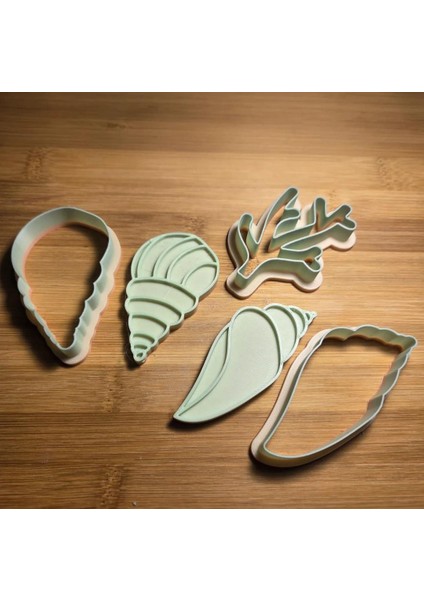 3 Lü 5 Parça Seramik & Polimer Kil & Kurabiye Kalıbı modelleri