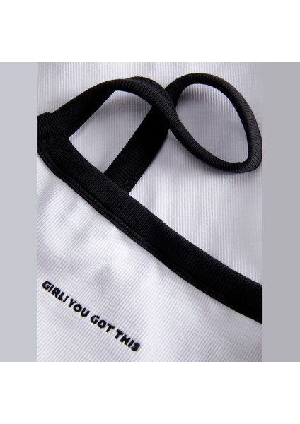 Streç Kalip Nakis Islemeli Kare Yaka Bluz - Fifi modelleri