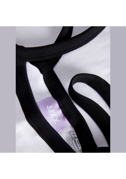 Streç Kalip Nakis Islemeli Kare Yaka Bluz - Fifi indirimleri