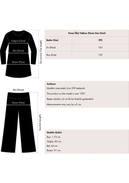 Floria Kemerli Tam Boy Şifon Pareo 7175-25 Siyah fırsatları