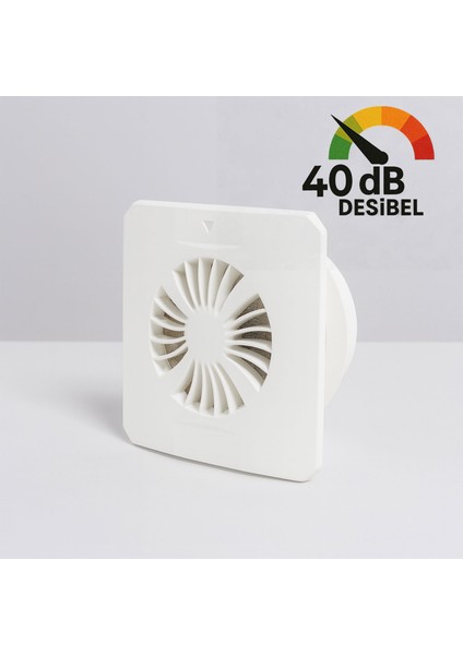 Banyo Wc Tuvalet Havalandırma Fanı Duvar Tipi Aspiratör Mutfak Hava Süper Sessiz Aspiratör 120 mm