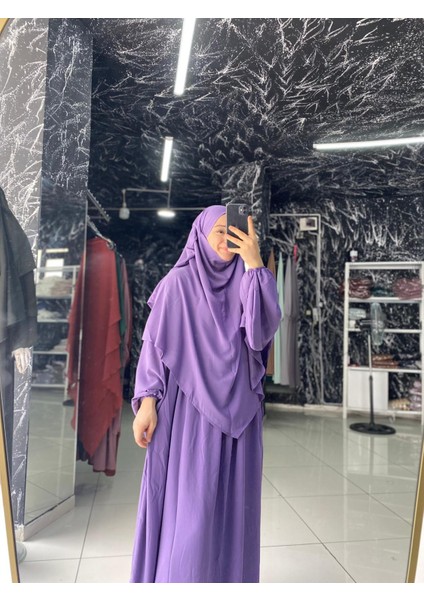 Açelya Takım Ferace Sufle Peçe 3 Parça fiyatları