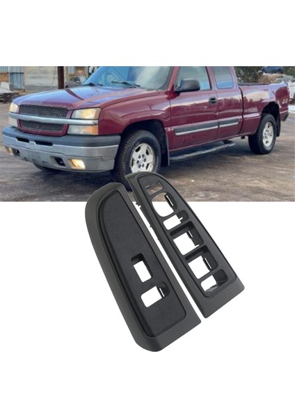 Chevy Silverado Gmc Sierra Yukon Için Araç Cam Kontrol Paneli Kol Dayanağı Kaldırma Anahtarı Düğmesi Kapağı 89045120 89045127 (Yurt Dışından) indirimleri