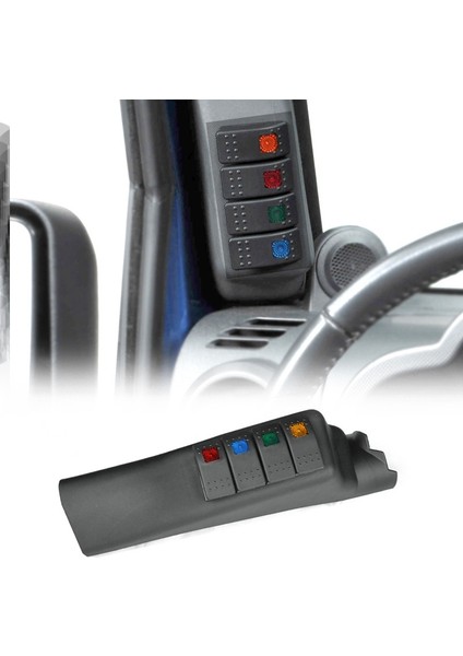 Jeep Wrangler Jk 2007-2017 Için A Sütunu Anahtar Pod Paneli Sol Taraf Salıncak Kolu Kontrol Ünitesi (Yurt Dışından) fiyatları