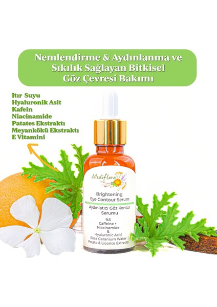 Aydınlatıcı Göz Kontür Serumu-Kafein&Niacinamide