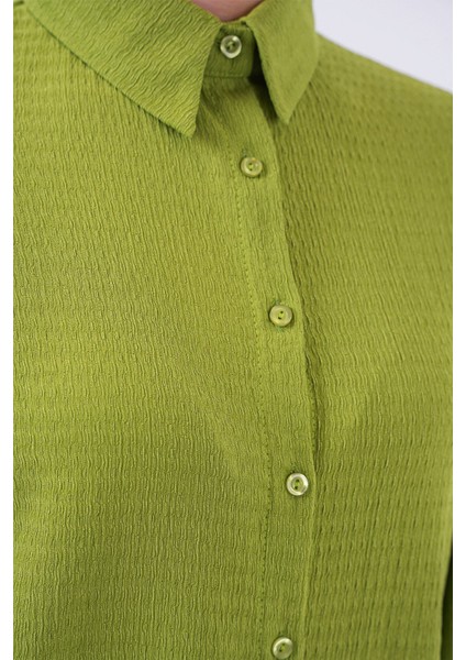 Kadın BDART Dokulu Örgü Takım Ceket Yaka Green indirimleri