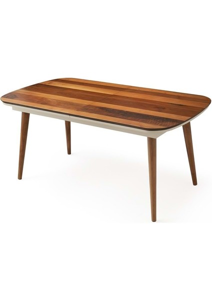 Mobilgen 4 Adet Masal Sandalye 170+35 Açılabilir Çınar Masa Takımı