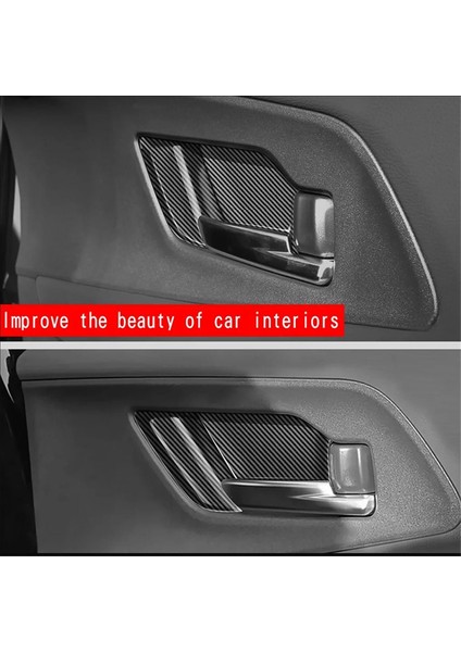 Toyota Prius 60 Serisi 2020-2023 Için Araç Iç Kapı Kolu Kılıfı Kapı Kolu Çerçevesi Çıkartması (Yurt Dışından) modelleri