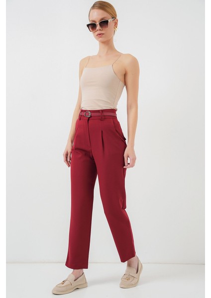 Pantolon Bdart Düz Kesim Normal Bel Pantolon, Fermuarlı