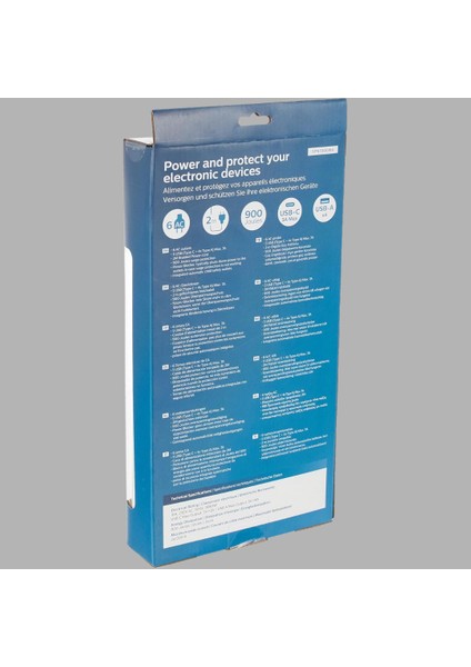 SPN7060WA Akım Korumalı Priz 6'lı 900J 2m 4 USB 20W 1 Type-C 15W, Standart fırsatları