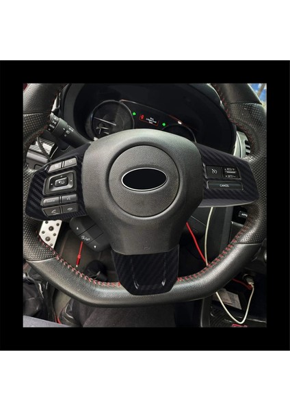 Subaru Wrx Tsi 2014-2021 Için Direksiyon Simidi Kaplamaları Direksiyon Simidi Pul Kaplama Çerçeve Aksesuarları (Yurt Dışından) modelleri