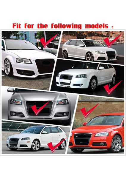 Audi A3 8p 2008, 2009, 2010, 2011, 2012 Için Sağ Araba Far Mercek Kapağı Far Abajur Kabuğu Mercek Abajur (Yurt Dışından) modelleri