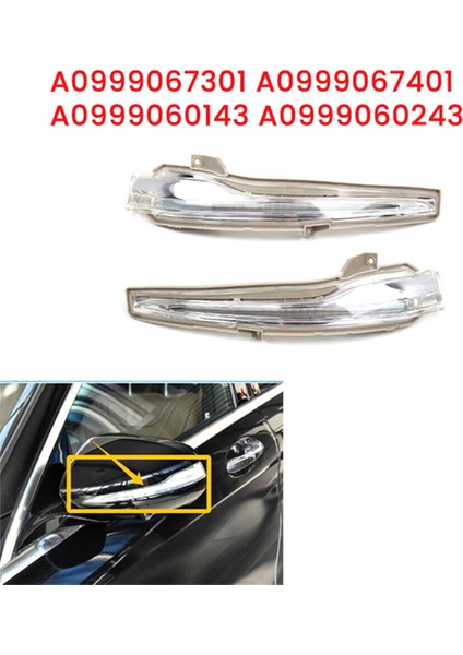 Mercedes Benz W205 W213 W222 C217 W222 Dikiz Aynası Lambası A0999067301 L Için Yan Ayna Sinyal Lambası (Yurt Dışından) modelleri