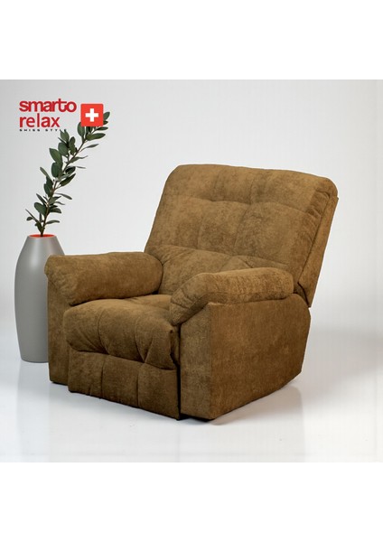 TV Koltuğu Berjer – Bodrum Serisi, Manuel Mekanizmali Modern Baba Koltuğu, Ergonomik Sırt Destekli Tasarım, Kadife Polyester Kumaş, Dekoratif Tekli Koltuk (Salon/Oturma Odası) modelleri