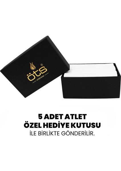 Premium 5’li Erkek Atlet Süprem - Hediye Kutulu, %100 Pamuk, Ultra Yumuşak Kumaş, Rahat Kalıp, Etiketsiz ve Kaliteli İç Giyim fiyatları