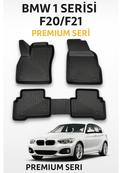 Bmw 1 Serisi F20/F21 2011–2018 Uyumlu 3D Kauçuk Oto Paspas – Premium Seri fiyatları