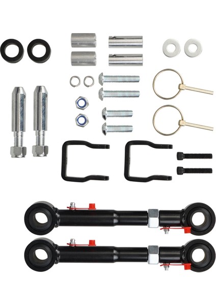 Jeep Wrangler Jk 1998-2006 Için Araç Modifikasyonu Ayarlanabilir Ön Salıncak Bağlantı Kiti (Yurt Dışından) modelleri