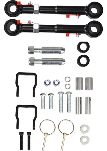 Jeep Wrangler Jk 1998-2006 Için Araç Modifikasyonu Ayarlanabilir Ön Salıncak Bağlantı Kiti (Yurt Dışından) fırsatları