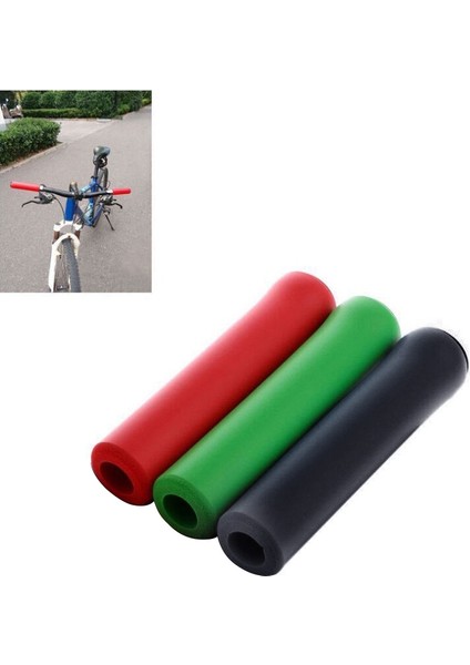 Gidon Tutacakları Scooter Bmx Mtb Dağ Bisikleti Bisiklet Ultra Hafif Silikon (Yeşil) (Yurt Dışından) indirimleri