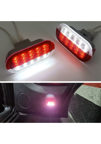Golf 4 Mk4 Bora 6r 1j0 949 105A 1J0949105A 1J0947413 Için 2 Adet LED Kapı Uyarı Lambası (Yurt Dışından) indirimleri