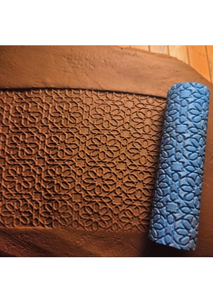 10 cm Seramik & Polimer Kil Doku Rulosu Desen Oklavası fiyatları