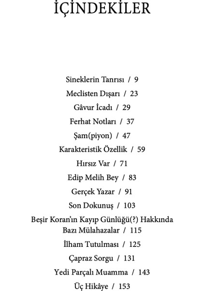 Ferhat Notları - Ömer Çelik modelleri