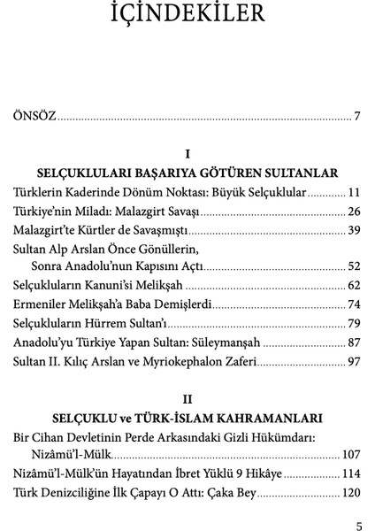 Tematik Selçuklu Tarihi - Muharrem Kesik modelleri