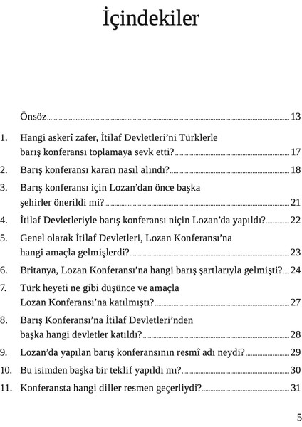 99 Soruda Lozan - Mustafa Budak modelleri
