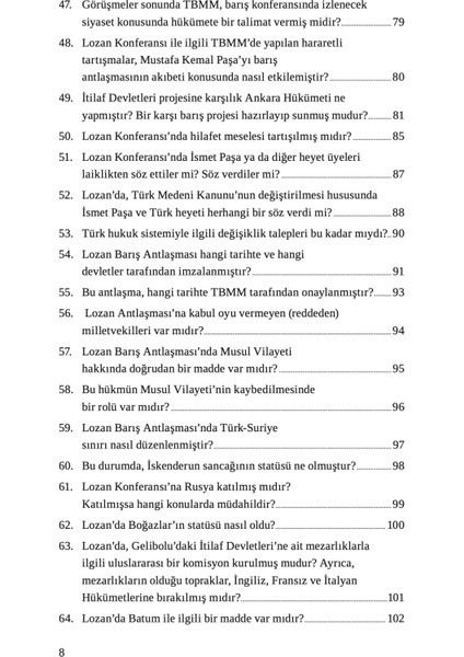 99 Soruda Lozan - Mustafa Budak