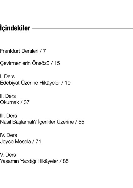 Edebiyat Dersleri - Peter Bichsel fırsatları