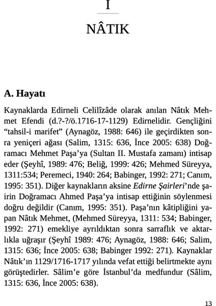 Tuhfei Natık - İ. Hakkı Aksoyak