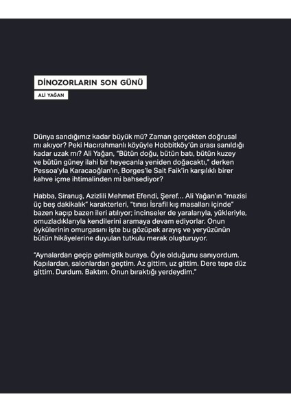 Dinozorların Son Günü - Ali Yağan fiyatları