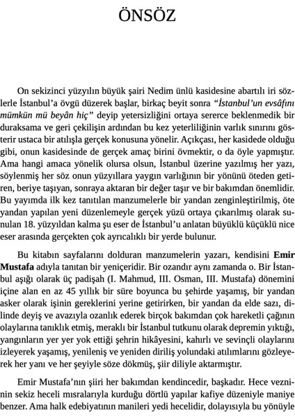 Her Yanı ve Her Şeyiyle 18. Yüzyıl İstanbul’u - Emir Mustafa modelleri
