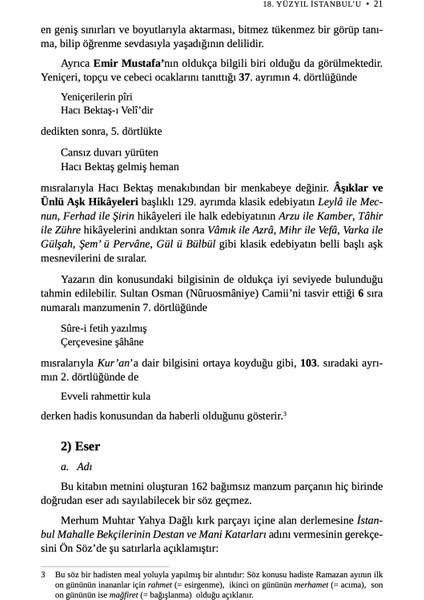 Her Yanı ve Her Şeyiyle 18. Yüzyıl İstanbul’u - Emir Mustafa