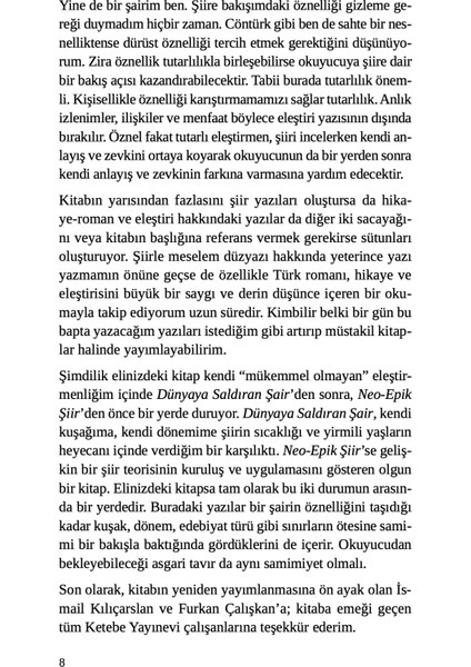 Türk Edebiyatının Üç Sütunu - Hakan Arslanbenzer